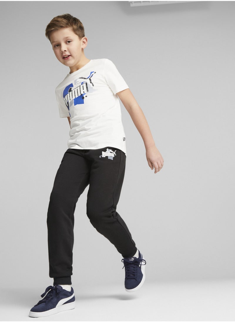 PUMA - Essentials Kids BoysStreet Art Sweatpants - Image 1