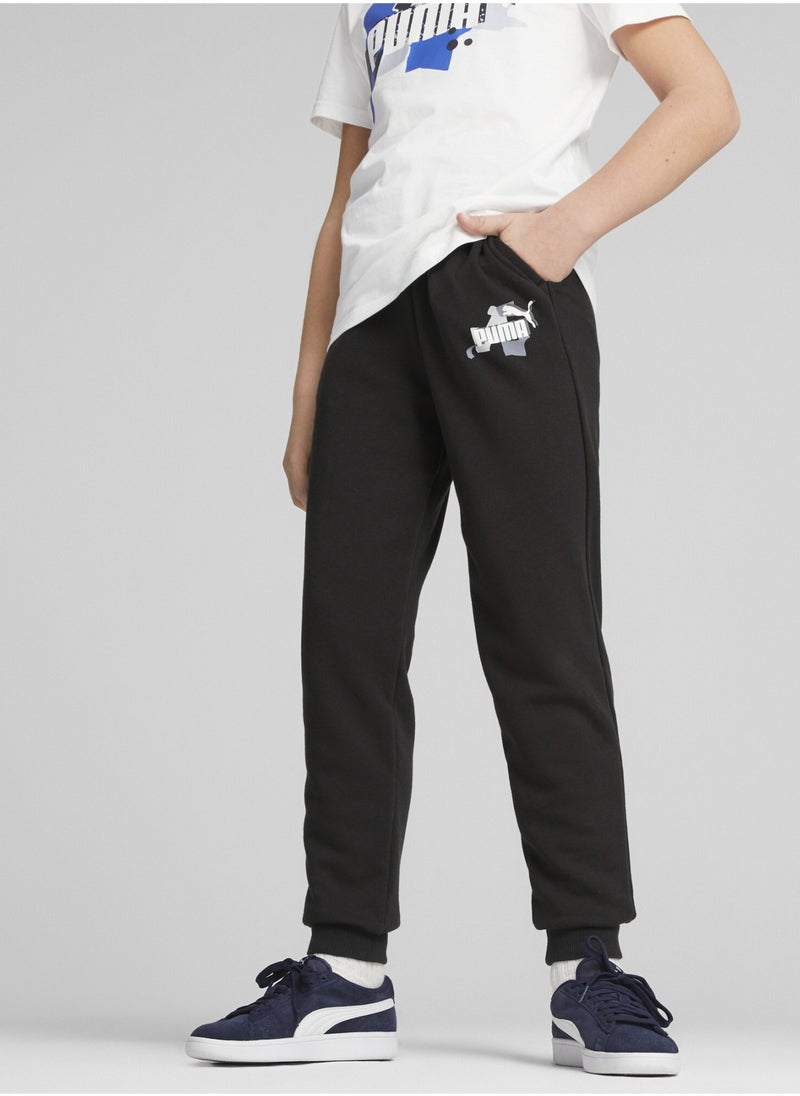 PUMA - Essentials Kids BoysStreet Art Sweatpants - Image 1