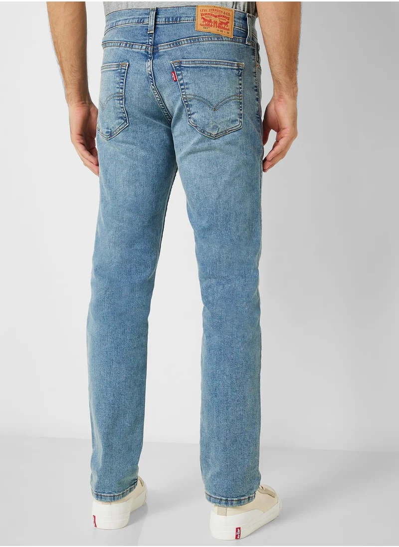 Levi's Light Wash Straight Fit Jeans
