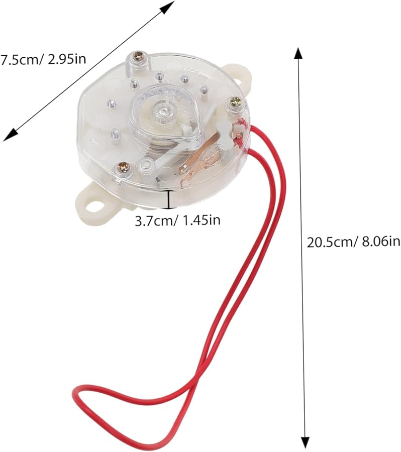 White Mechanical Timer For Desk And Wall Fans Energy Saving Control 3pcs - Image 4