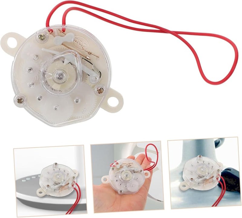 White Mechanical Timer For Desk And Wall Fans Energy Saving Control 3pcs - Image 5