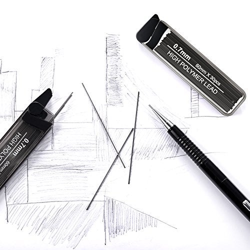 HESTYA 360 Pcs Color Lead Refills 0.7 mm HB Black Mechanical Pencil Refills, 7 Assorted Colors and Black with Convenient Dispensers for Back to School Student Stationery Supplies Office - Image 5