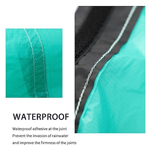 PinbWD Ultra Light Rain Skirt, Waterproof Lightweight Kilt, Breathable Windproof Raincoat Liner, Packable Windbreak for Cycling, Riding, Camping, Hiking - Image 3