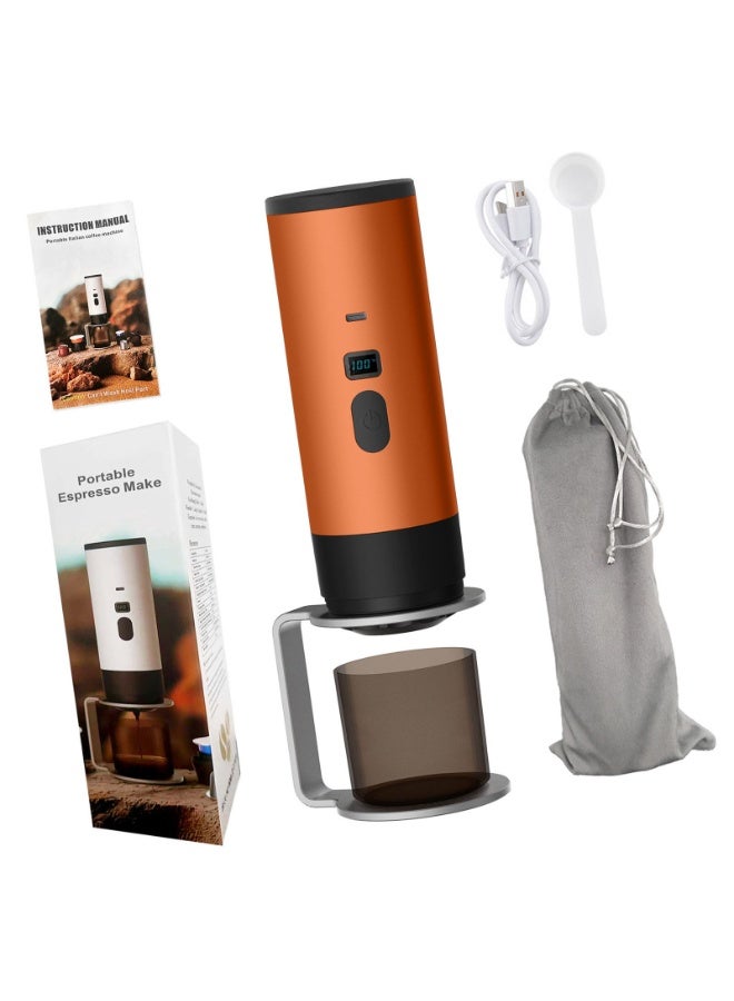 BlueFire Compacts Electric Capsule Coffee Espresso Machine | 90°C Auto Heating Technology | 7800mAh USB Rechargeable Portable Espresso Maker | One-Touch Operation | Fast Heating in 8–10 Minutes | Barista-Quality Coffee Anywhere | Travel, Camping & Office Mini Coffee Maker | Detachable Design for Easy Cleaning | ABS & Stainless Steel Durable Build | Ideal for On-the-Go Professionals, Travelers & Coffee Lovers | Compact & Lightweight Design Fits in Backpacks | Fresh Espresso Anytime, Anywhere | USB Rechargeable Cordless Coffee Maker for Outdoor & Home Use | Perfect Gift for Coffee Enthusiasts | Compatible with Capsule Espresso Pods - Image 1