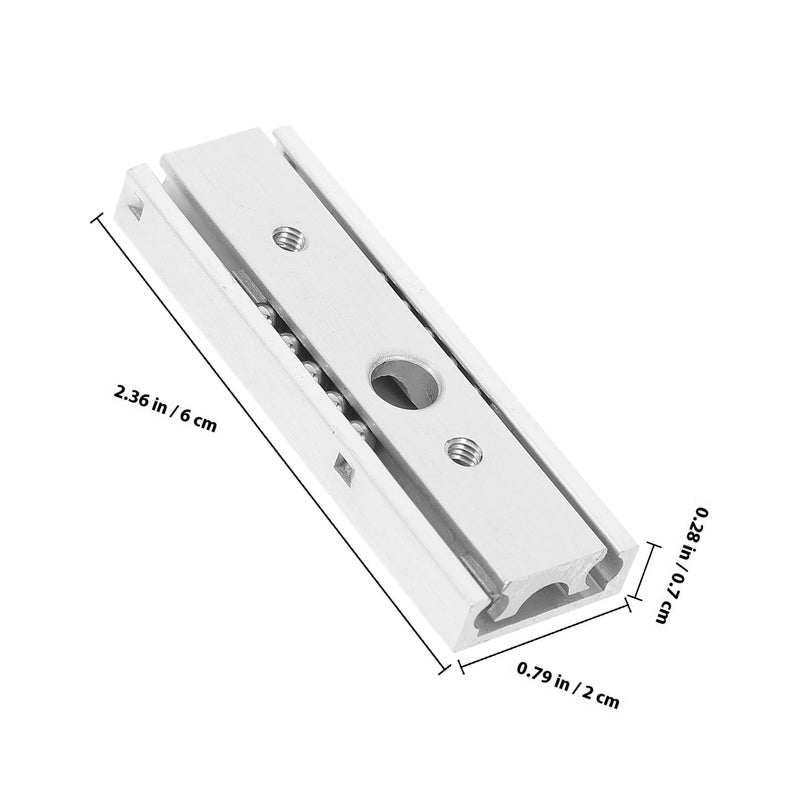 Aluminum Alloy Drawer Slides 60mm Detachable Silent Glides for Cabinet Furniture - Image 3