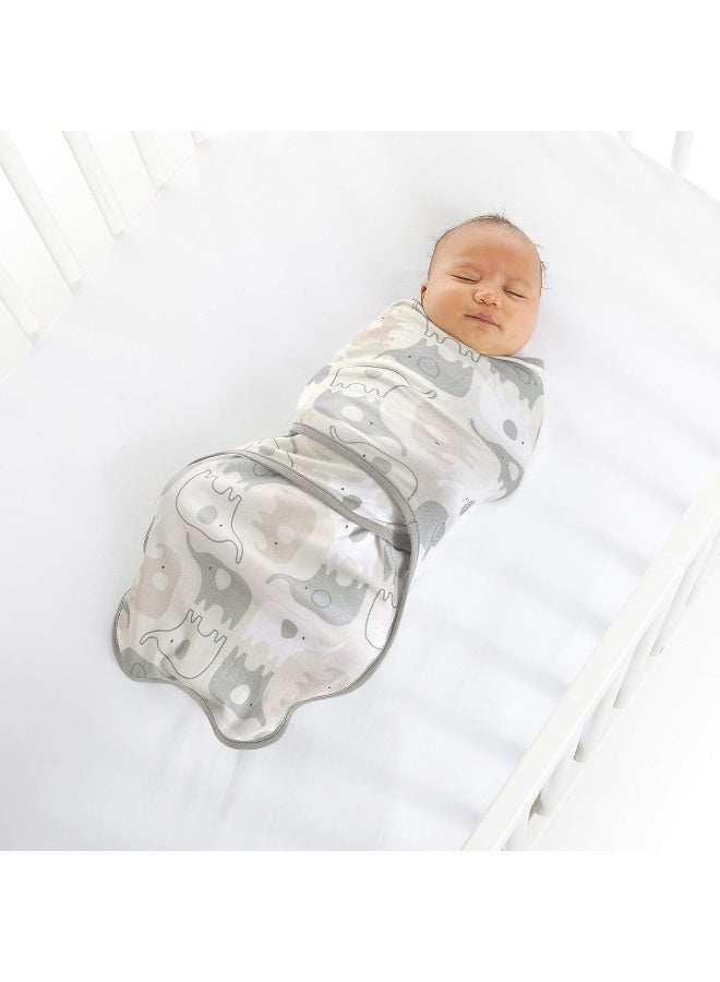 ingenuity Ingenuity Farewell Fuss Adjustable Easy-Wrap 2-pk Baby Swaddle Set - Grazer  - Image 2