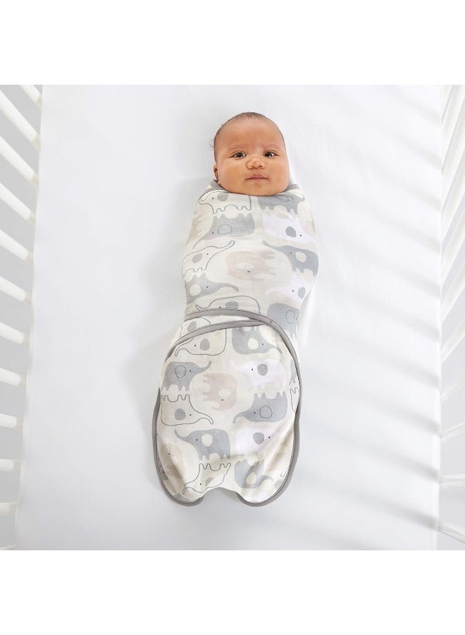 ingenuity Ingenuity Farewell Fuss Adjustable Easy-Wrap 2-pk Baby Swaddle Set - Grazer  - Image 5