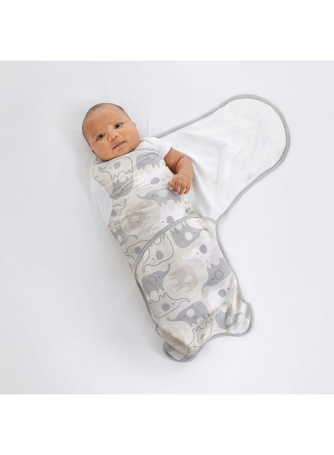 ingenuity Ingenuity Farewell Fuss Adjustable Easy-Wrap 2-pk Baby Swaddle Set - Grazer  - Image 4