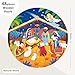 MoinKidz Wooden Nativity Puzzle for Kids Ages 48 Kids Floor Puzzles for Ages 35 Large 48 Piece Round Christmas Wooden Jigsaw Puzzle for 6 7 8 Year Old - Image 4