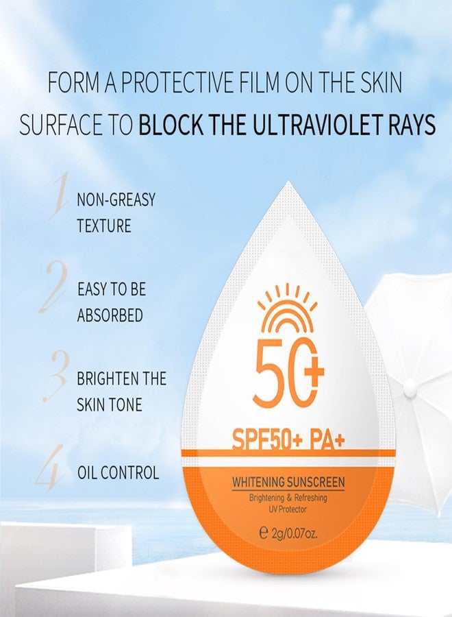 ZARICS Mini Sunscreen Bulk, 30 Pcs SPF 50+ Mini Sunscreen Travel Size For Face & Body, Sunscreen Packets Party Favor, Bulk Sun screen, Waterproof & Non-Greasy, Perfect for Thank You Gifts & Beach Must Haves - Image 3