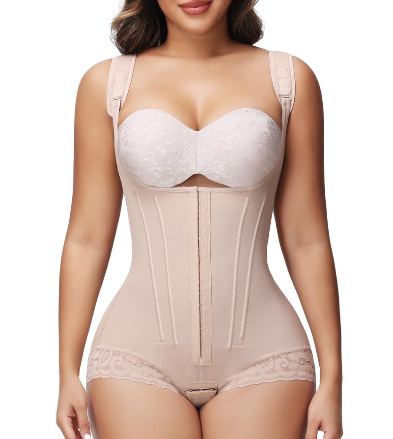 SHAPSHE Fajas Colombianas Postparto Para Mujer Body Shaper Tummy Control Abdomen Postpartum Plus Size C Section Workout Faja Shapewear Waist Trainer Cincher Corset for Women Butt Lifting Cream - Image 1