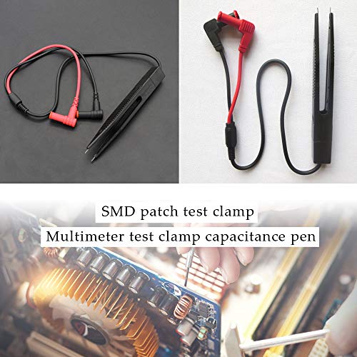 Comidox 2PCS SMD LCR Chip Test Clip Capacitance Inductor Resistance Test Clip Meter Lead Probe Multimeter Tweezer - Image 4
