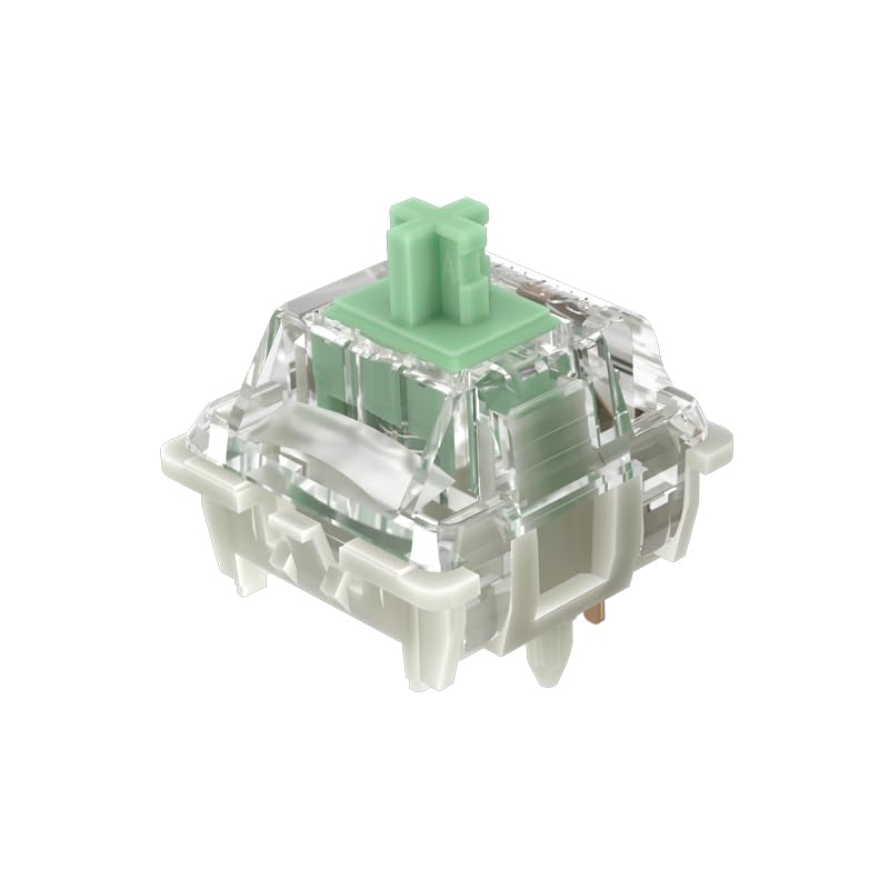 مفتاح لوحة المفاتيح GATERON Baby Kangaroo 2.0، مفتاح لمسي ثقيل مع إضاءة RGB LED، 5 دبابيس، مشحم من المصنع بقوة 59 جرامًا، لمفاتيح لوحة المفاتيح الميكانيكية MX (105 قطعة) - Image 1