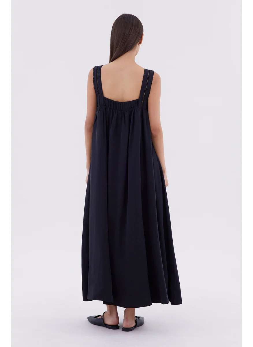 The Editor's Market Debrea Pin Tuck Maxi Dress