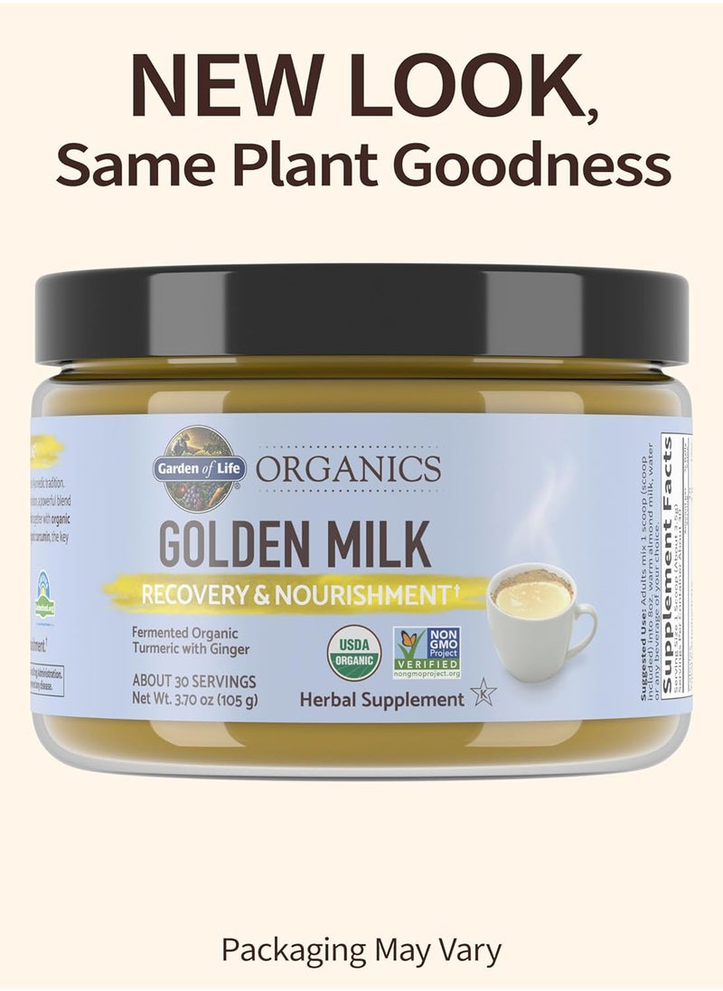 Garden of Life - Organics Golden Milk Recovery And Nourishment 3.7Oz 105G Powder - Image 1