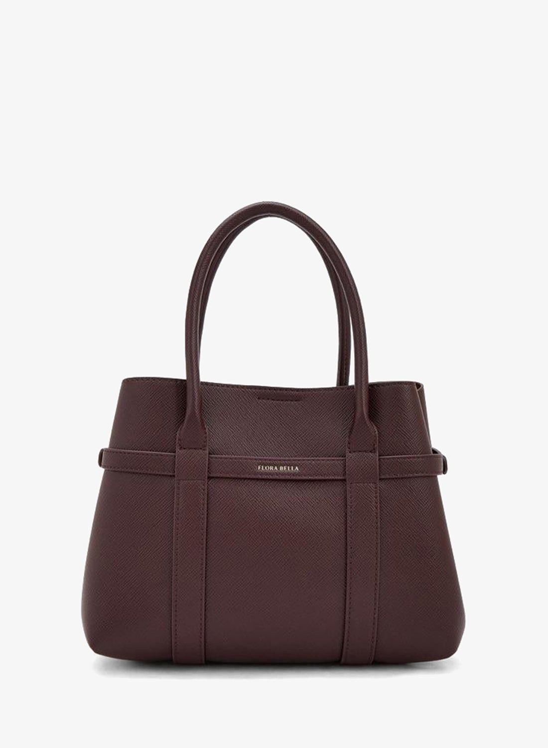 Textured Tote Bag With Removable Pouch
