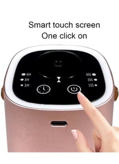 xinzhen Portable USB Car Aromatherapy Diffuser Silver, Intelligent Touch Screen, Waterless Aroma Machine for Automatic Relaxation, Car Charger Compatible, Compact Design for Easy Use  - Image 3