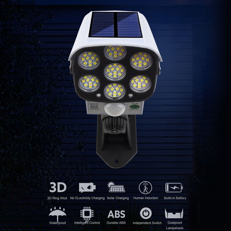 Solar Lamp: IP65 Waterproof 40,000-Hour LED - Motion-Activated Infrared Sensor Wall Light for Outdoor Garden Security - Image 3