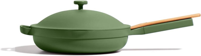 Our Place Large Always Pan 20125 4 Qt Nonstick ToxinFree Ceramic Cookware  Patented 10in1 Aluminum Frying  Saut Pan  Safe for Oven Induction  All Cooktops up to 450F  Sage - Image 1
