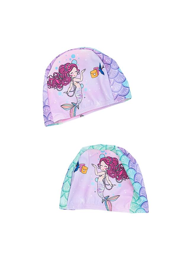 بيبي كلو فستان سباحة حورية البحر بألوان قوس قزح قطعتين للبنات - Image 4