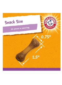 Arm & Hammer Arm & Hammer for Pets Nubbies Dental Treats for Dogs | Dental Chews Fight Bad Breath, Plaque & Tartar Without Brushing | Peanut Butter Flavor, 20 Count  - Image 2