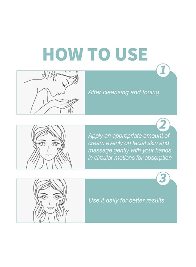 إيلهو كريم الوجه EELHOE، مرطب، مرطب، ثبات، بشرة الوجه، كريم الوجه المجدد والتفتيح والتجديد. - Image 2