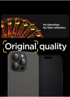 Spigen حماية شاشة عدسة كاميرا غلاستر EZ FIT OPTIK PRO لجهاز آيفون 16 برو ماكس/آيفون 16 برو/آيفون 15/14 برو ماكس/آيفون 15/14 برو - إصدار L-Series [2 حزمة]  - Image 5