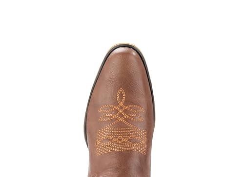 IUV Women's Brown Cowboy Boots, Size 6.5, Mid-Calf, Waterproof, Pointy Toe, 2" Heel - Image 3