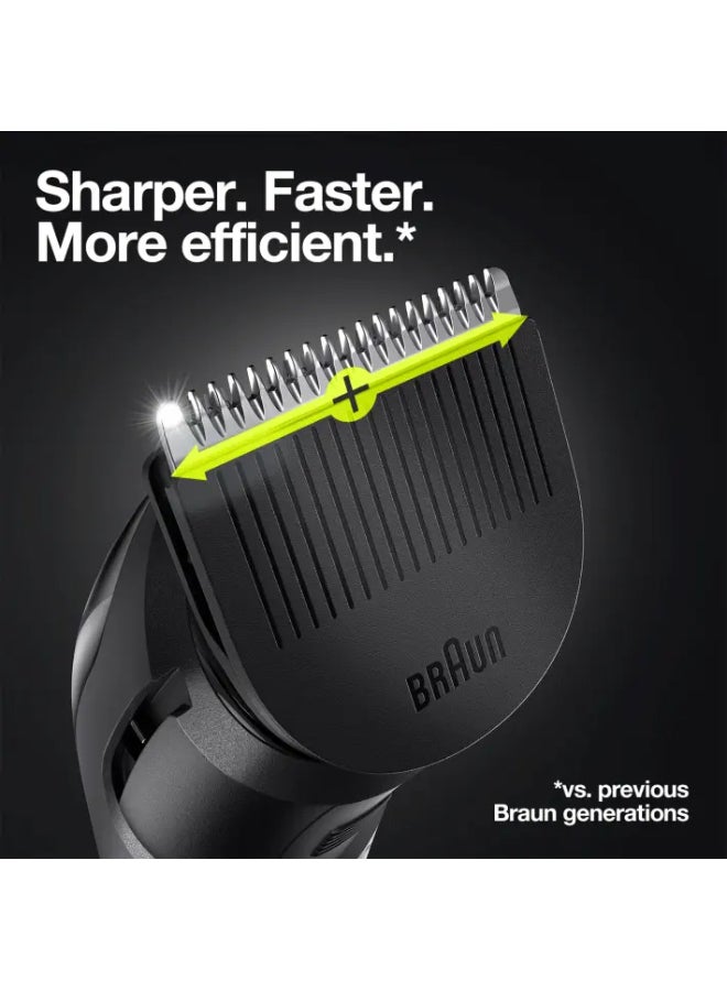BRAUN 6 In 1 Face And Head Multi Grooming Kit , MGK3220, Black Black - New Package - Image 5