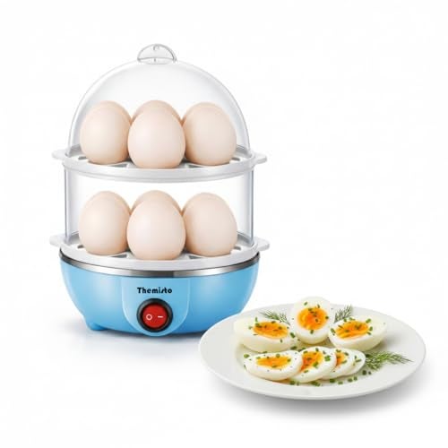 THEMISTO TH-611 350w Egg Boiler/Poacher/Cooker for Steaming, Cooking & Boiling (14 eggs) - Image 1