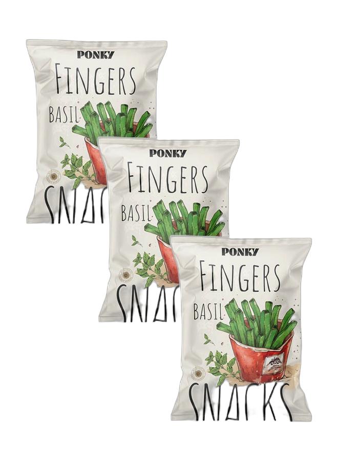 بونكي وجبات خفيفة بنكهة أصابع الريحان - 60 جرامًا (عبوة من 3 قطع) - Image 1