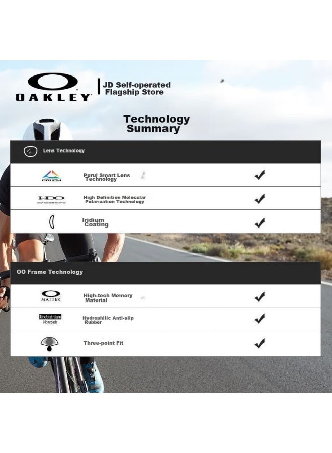 Oakley Sports Glasses, Cycling Glasses, Windproof Glasses, Sunglasses, Radar Ev Path 0Oo9208 - Image 3