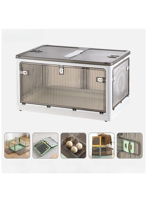 Folding Storage Box Household Foldable Storage Box for Wardrobe Clothes Storage Quilts Bedroom 47.5*35.5*24cm