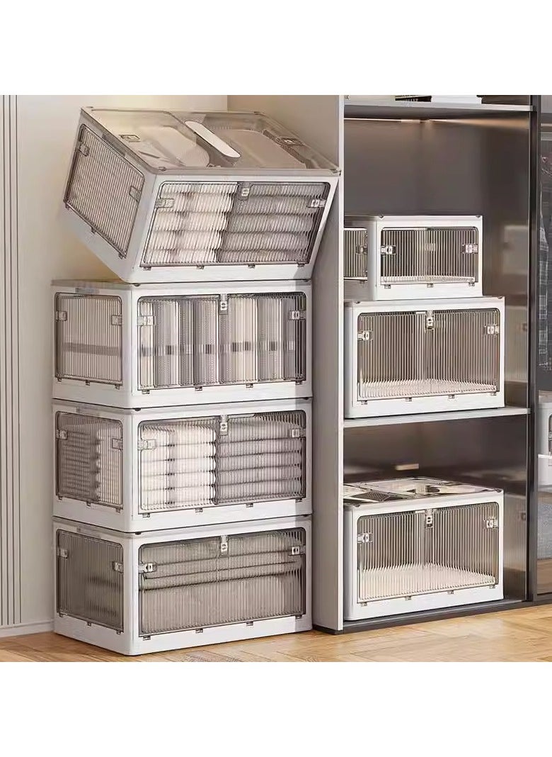 Folding Storage Box Household Foldable Storage Box for Wardrobe Clothes Storage Quilts Bedroom 47.5*35.5*24cm