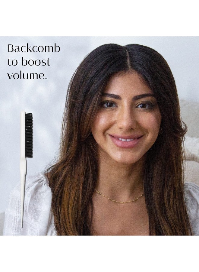 T3 3 Detail Set With Pintail Comb Edge Brush And Teasing Brush Threepiece Hair Brush And Comb Set With Premium Vegan Boar Bristles And Flexible Teeth For Smoothing Detailing And Styling Edges - Image 4