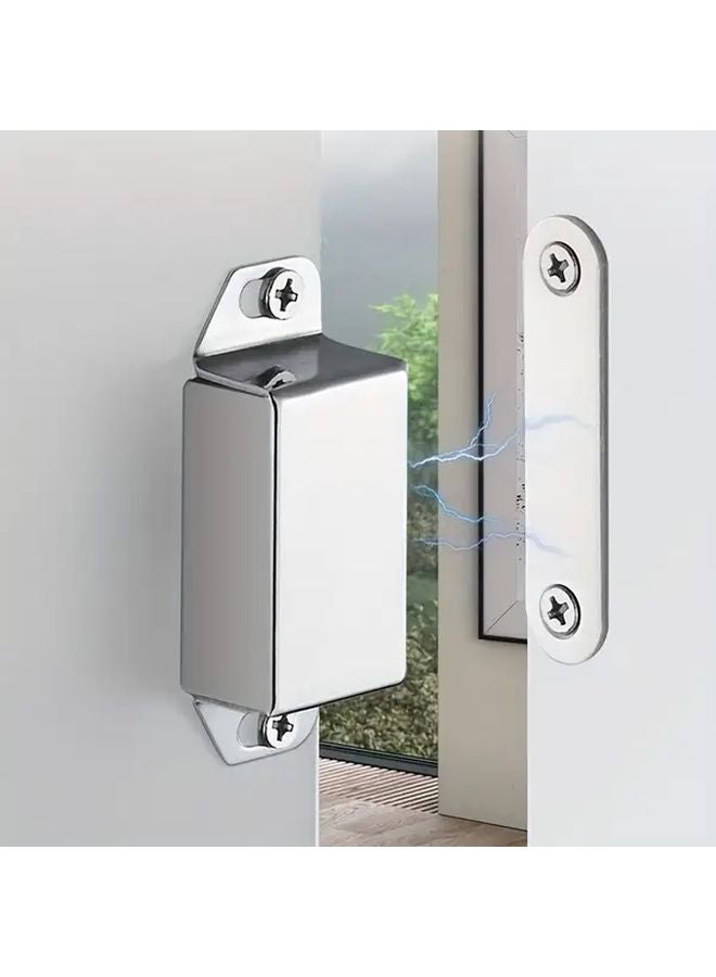 5pcs Heavy Duty Magnetic Door Catch Latch No Drill Installation For Cabinet Wardrobe - Image 5