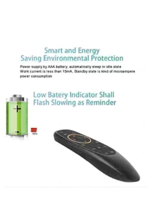 زبون G10 Voice Air Mouse 2.4 جيجا هرتز صوت لاسلكي ذكي للتحكم عن بعد لأجهزة الكمبيوتر المحمول Android TV Box - Image 2