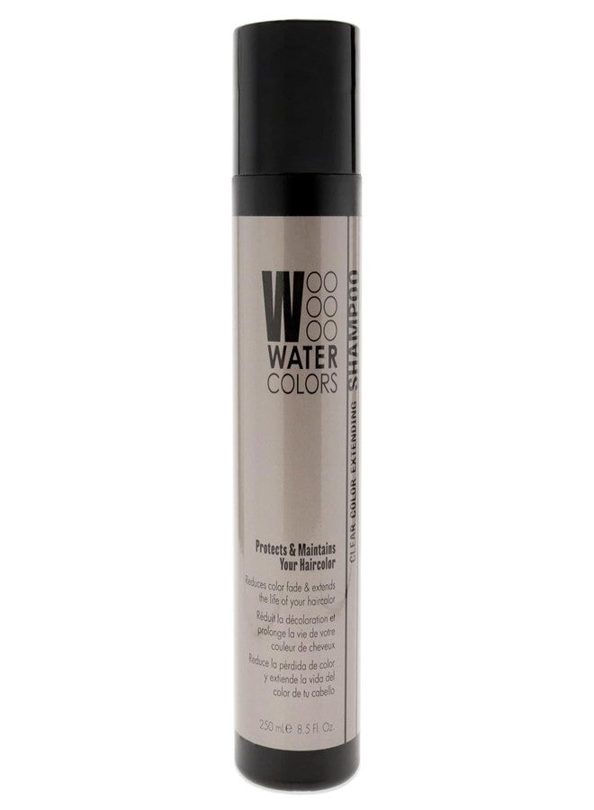 Watercolors by Tressa 3-in-1 Color Depositing Shampoo, Semi Permanent Hair Color, Hair Dye Shampoo for Curly, Dry, and Normal Hair, 8 fl oz - CLEAR - Image 1