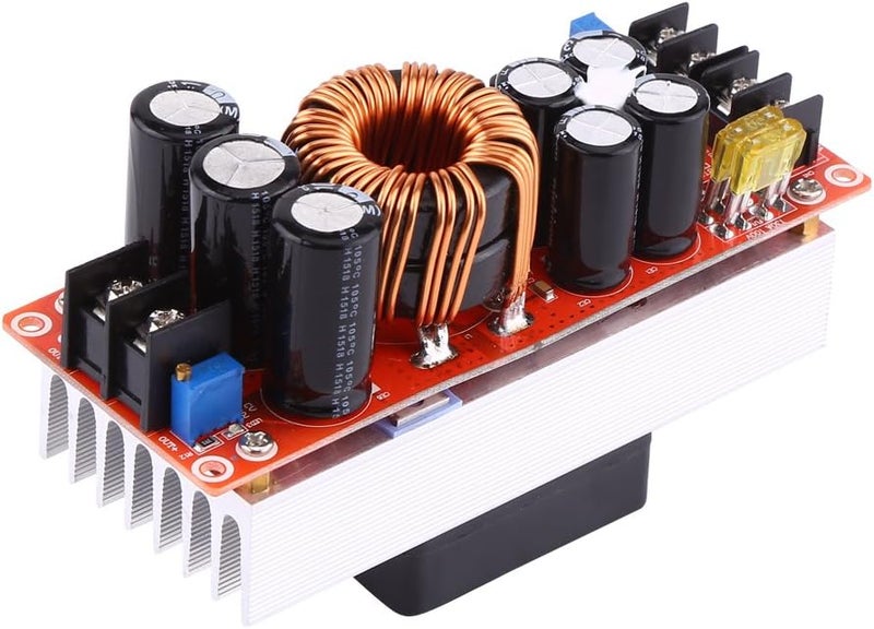 Sorandy 1500W 30A DC DC Boost Converter, Step Up Power Supply Module with Double Sendust Magnets 1.2mm Copper Wires, for Big Power LED Motors 10V to 60V Input 12V to 90V Output - Image 1