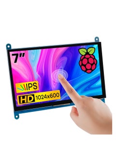 Captaintech 7 Inch HDMI Touch Screen Monitor Portable 1024x600 IPS Display for Raspberry Pi Windows 10 Compatible  - Image 1