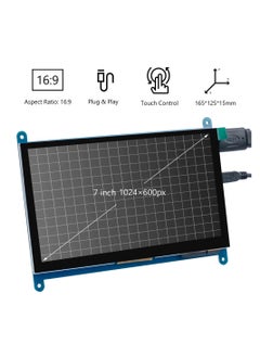 Captaintech 7 Inch HDMI Touch Screen Monitor Portable 1024x600 IPS Display for Raspberry Pi Windows 10 Compatible  - Image 2