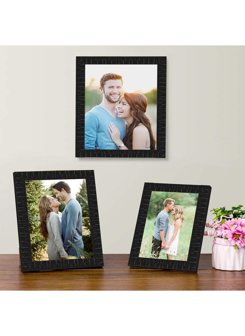 Art Street Art Street Set of 3 Table Photo Frame for Home & Office Decoration Size-4x6, 5x7, 6x8 Inches (Mix Bar)  - Image 2