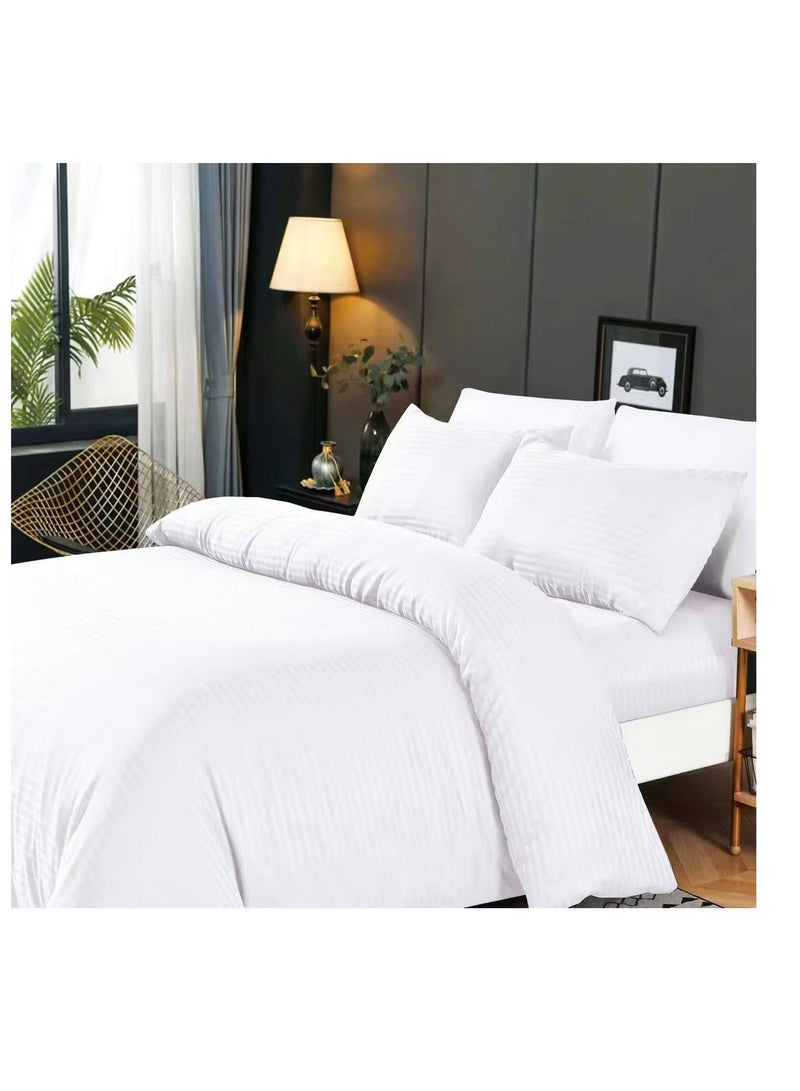 BAIG Petals And Floral Designs Single-Size Duvet Cover Set, Multicolour Fitted Sheets Size 120X200 30Cm Cotton Polyester 160X210Cm