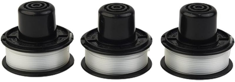 HOgardenME 3PCS Trimmer Heads for Black& Decker, A6226 GL250, GL310 GL360, Bump Feed Spool, String Trimmer, Replacement Parts 6M Line Length - Image 1