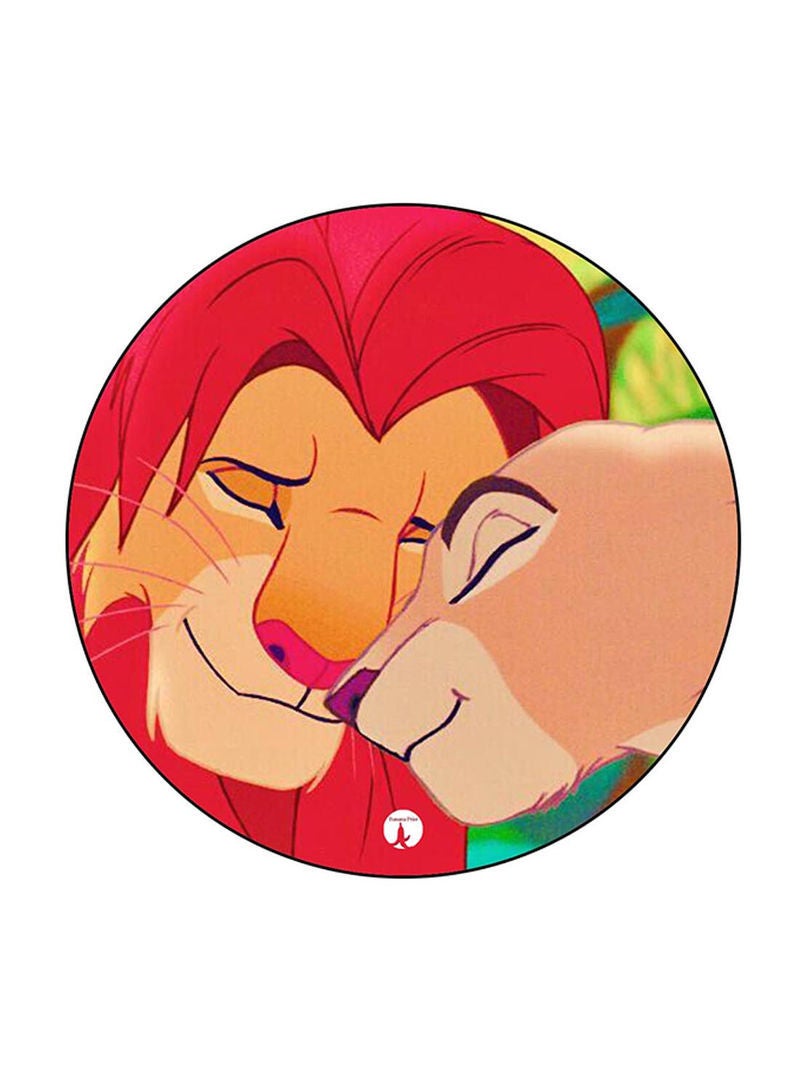 RKN Disney Character Printed Mouse Pad Round  Multicolour