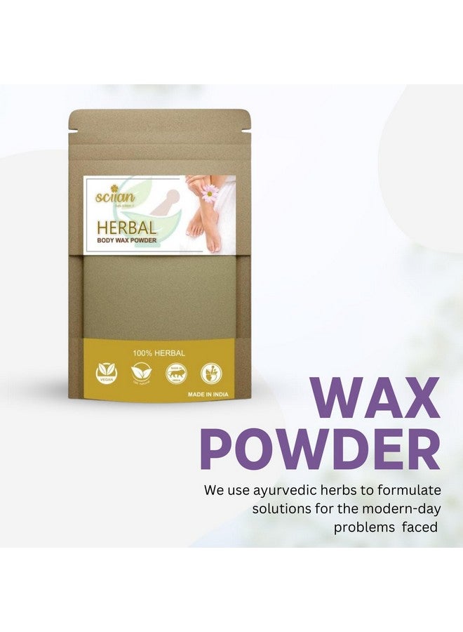 SCIIAN Wax Powder For Hair Removal | Wax Powder For Hair Removal Body | 5 Minutes Herbal Wax Powder Easy To Use At Home | No Chemicals - No Irritation | Easy To Use At Home 100gm - Image 3