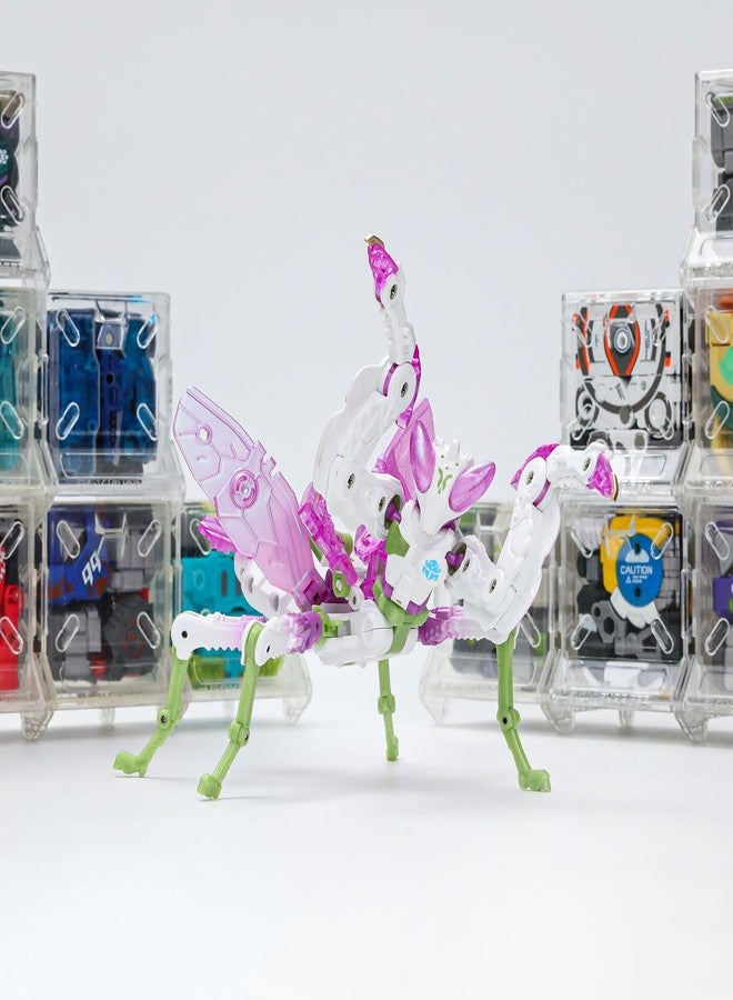 52TOYS BEASTBOX BB-37LO ألعاب التحول لوتس، شخصية عمل، ألعاب تحويل إلى ميكا ومكعب، هدية مثالية لحفلات عيد الميلاد للمراهقين والبالغين، مستوحاة من اليرقة. - Image 5