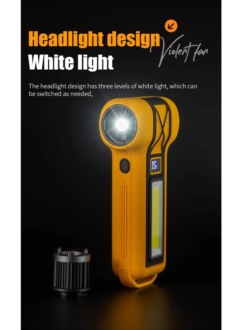 BlueFire Blue Fire F040-2 Cordless Air Duster - 130K RPM Handheld Vacuum & Blower Combo, Rechargeable Turbo Fan for Cleaning Electronics, PC, Car Interior - Compressed Air Can Replacement - Image 5