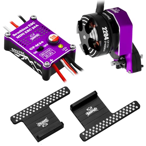 GOUP RC محرك GOUPRC 2204 2400KV بدون فرش مع نقل 30A ESC مصغر بدون فرش مع دواسات لسيارة SCX24 للتحكم عن بعد - Image 1