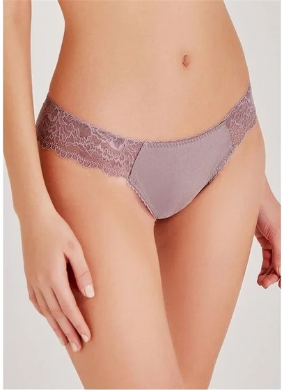 ماجيك فورم 189 4289 Lace Brazil Panties - Zinc